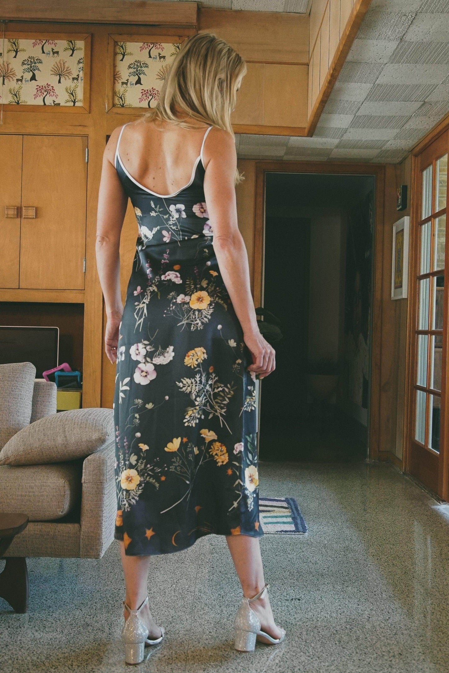 Andromeda Silk Dress in Spring Equinox - Which Mark