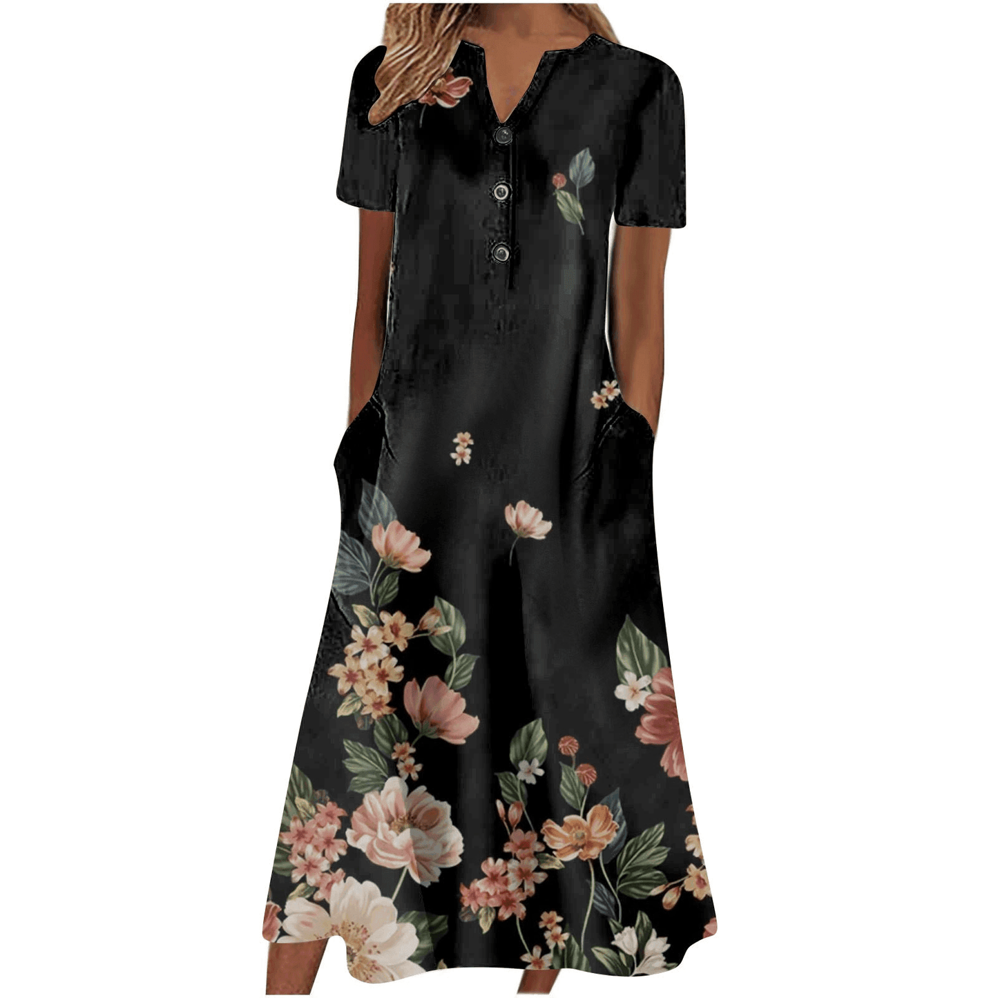 Women’s Summer Midi Dress – Casual, Light & Pocket-Ready - Which Mark