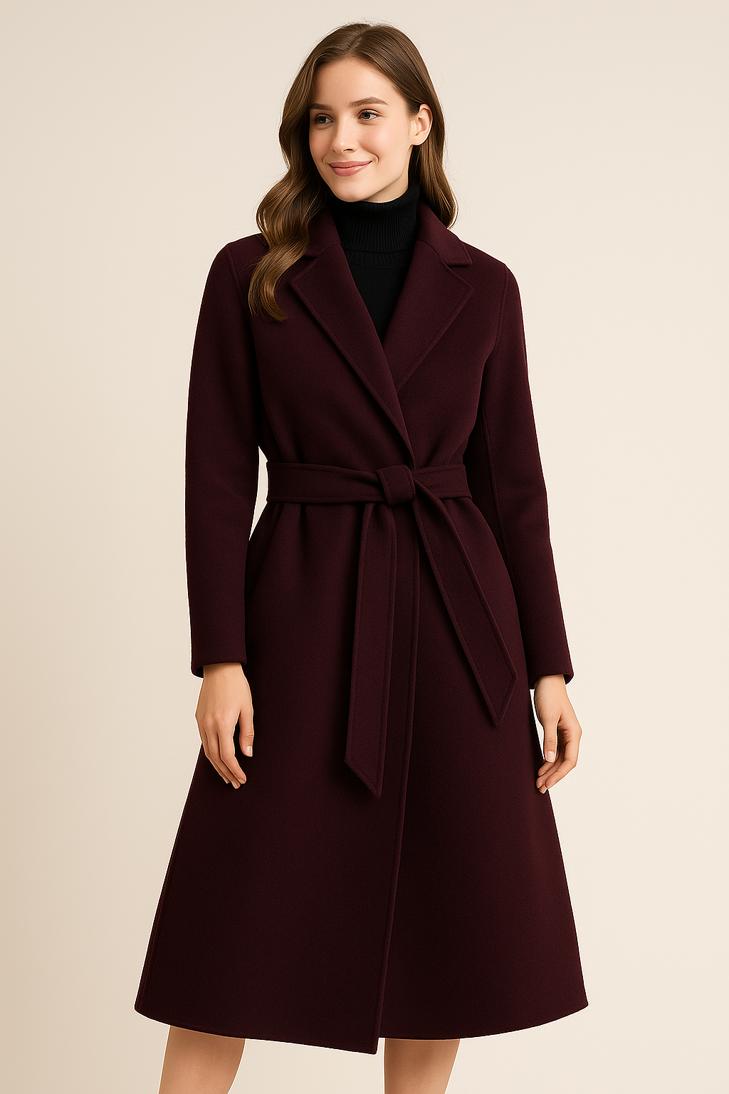Autumn & Winter Temperament Korean Wool Coat for Women – Elegant & - Which Mark