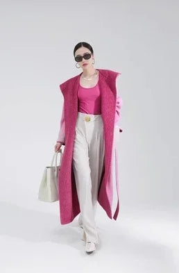Women's Fashion Reversible Cashmere Coat – Luxury & Versatility - Which Mark