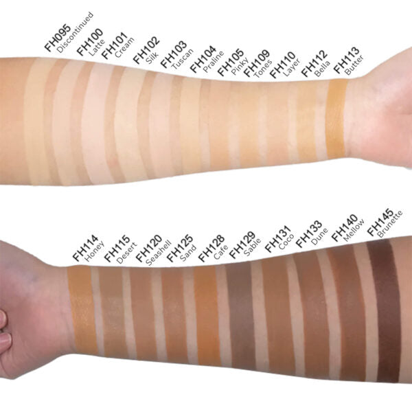 Full Coverage Foundation - Silk FH102 | Paraben Free, Matte Finish - Which Mark
