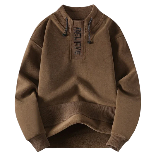 Round Neck Sweater — Men's and Women's Long Sleeves Couple Top - Which Mark