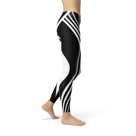 Womens Black Venom Leggings - Which Mark