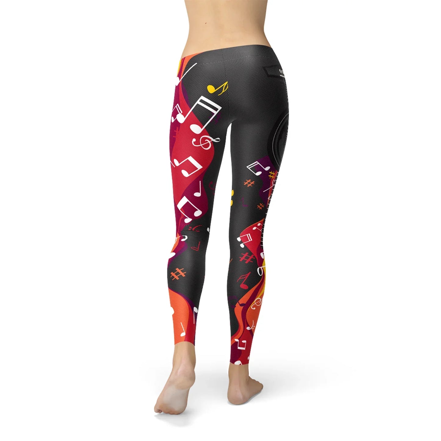 Guitar and Music Note Leggings - Which Mark