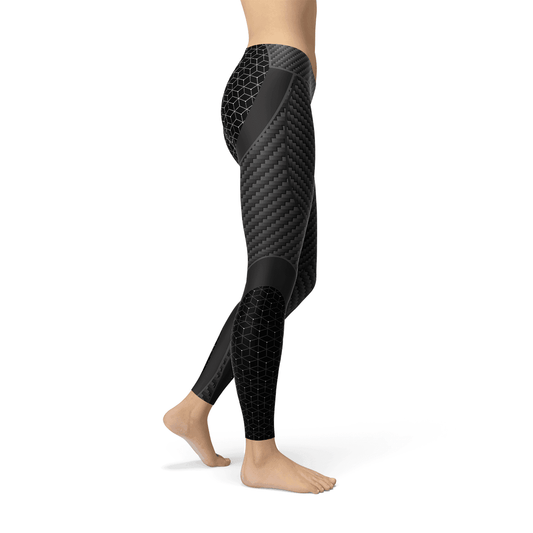 Womens Carbon Fiber Sports Leggings - Which Mark