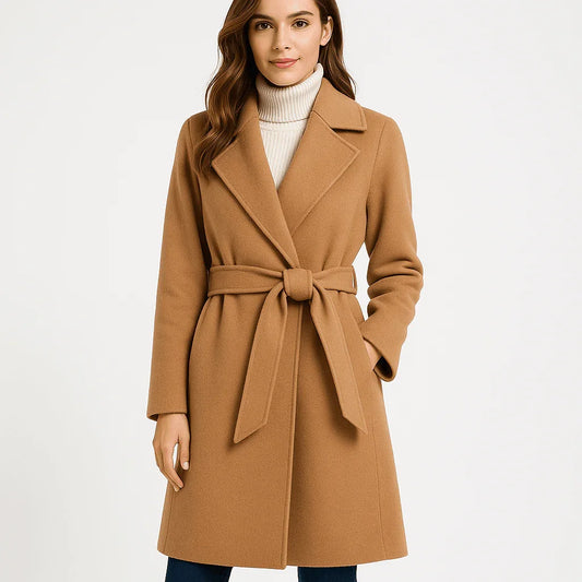 Autumn & Winter Temperament Korean Wool Coat for Women – Elegant & - Which Mark