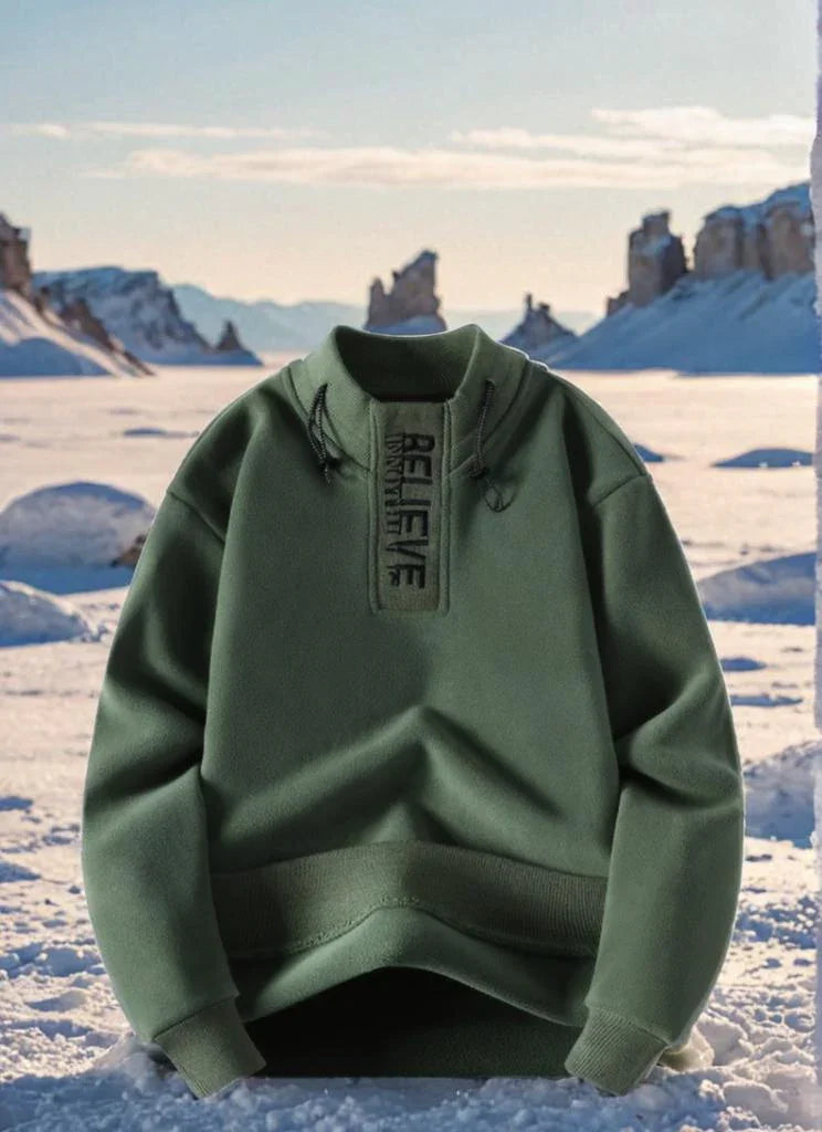 Round Neck Sweater — Men's and Women's Long Sleeves Couple Top - Which Mark