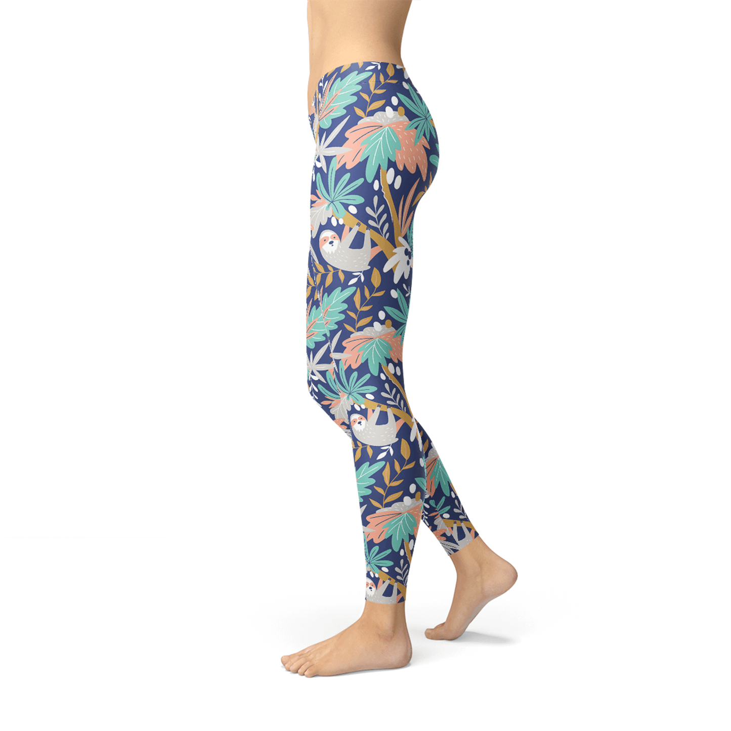 Womens Sloth Leggings - Which Mark