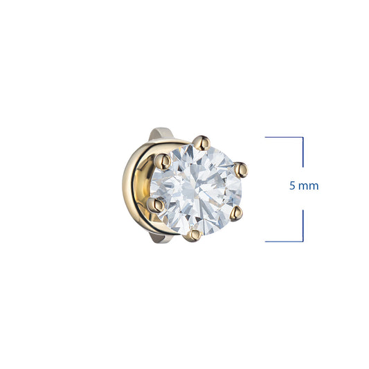 14K Yellow Gold Earring Studs - Which Mark