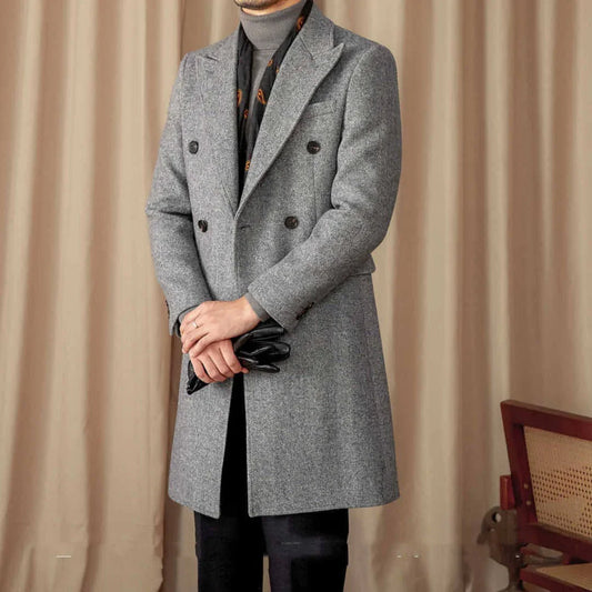 Italian Slim Fit Warm Coat For Men - Which Mark