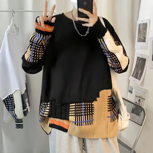 Ins National Fashion Brand Boys' Knitwear Sweater Youth Men - Which Mark