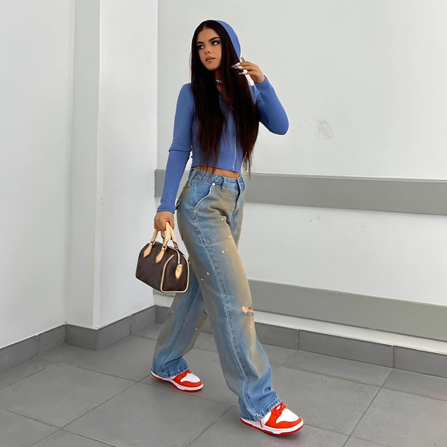 UrbanEase™ – Loose High Waist Street Jeans - Which Mark