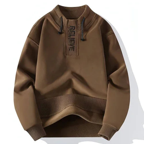 Round Neck Sweater — Men's and Women's Long Sleeves Couple Top - Which Mark
