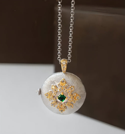 European American And Italian Craftsmanship Necklace Retro Palace - Which Mark