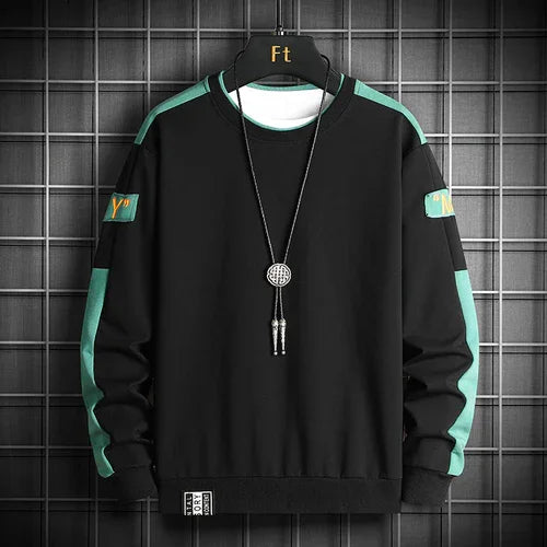Men's Spring & Autumn Casual Sports Round Neck Sweater - Which Mark