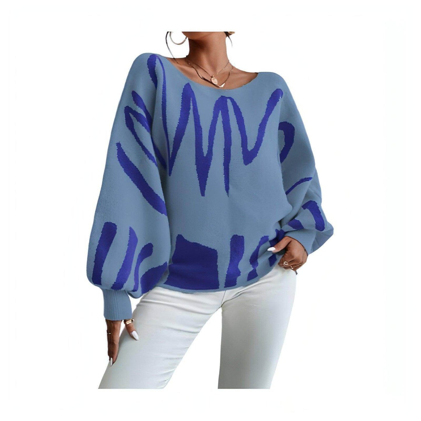 Loose Pullover Knitting Sweater Women - Which Mark