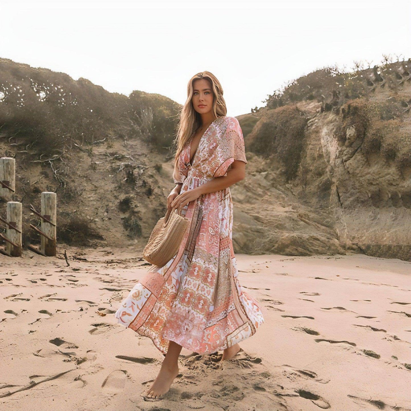 Fashion Spring Printing Dress Women - Which Mark