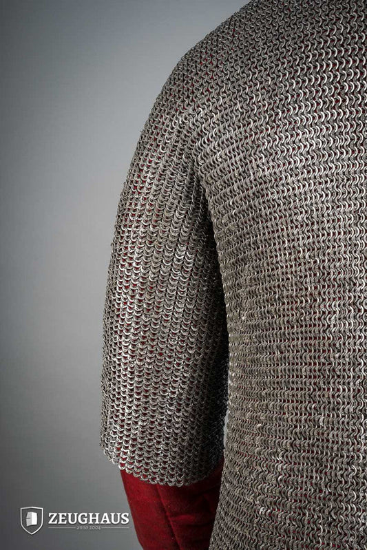 Chainmail Haubergeon Flatring Riveted 6mm Steel Oiled - Which Mark