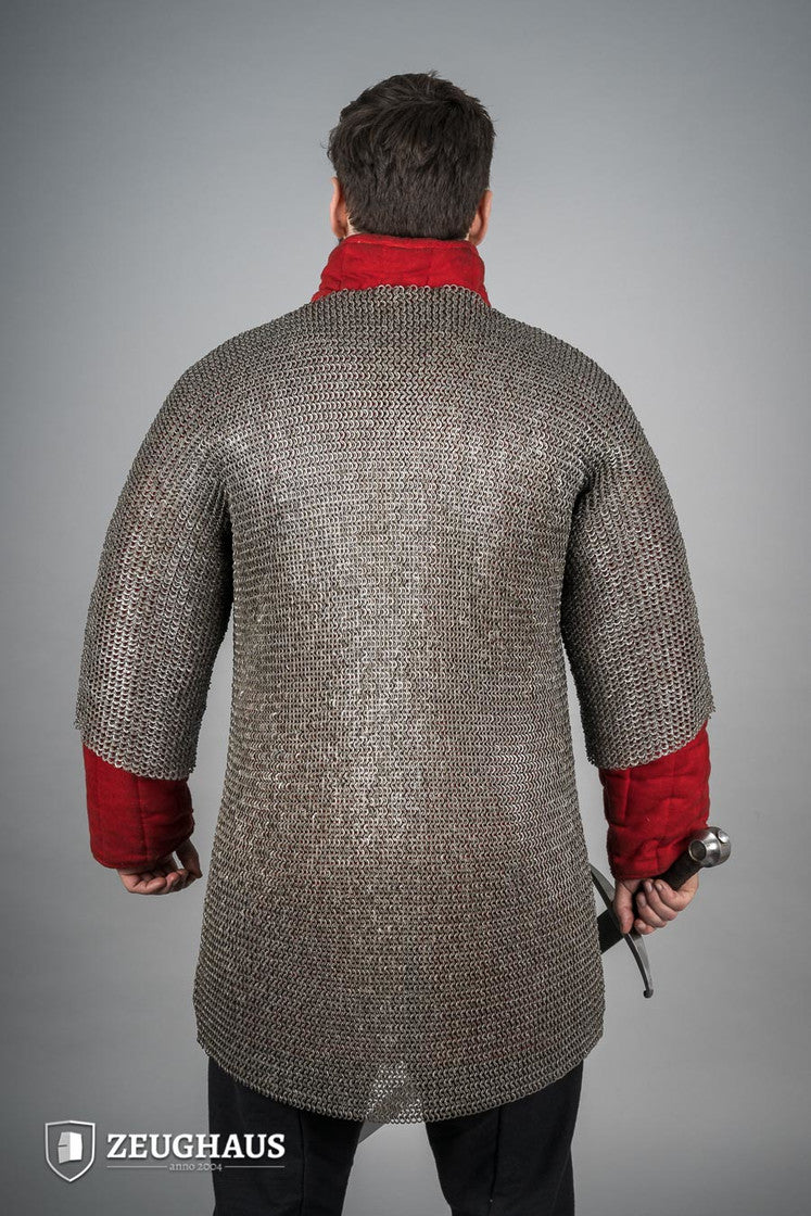 Chainmail Haubergeon Flatring Riveted 6mm Steel Oiled - Which Mark