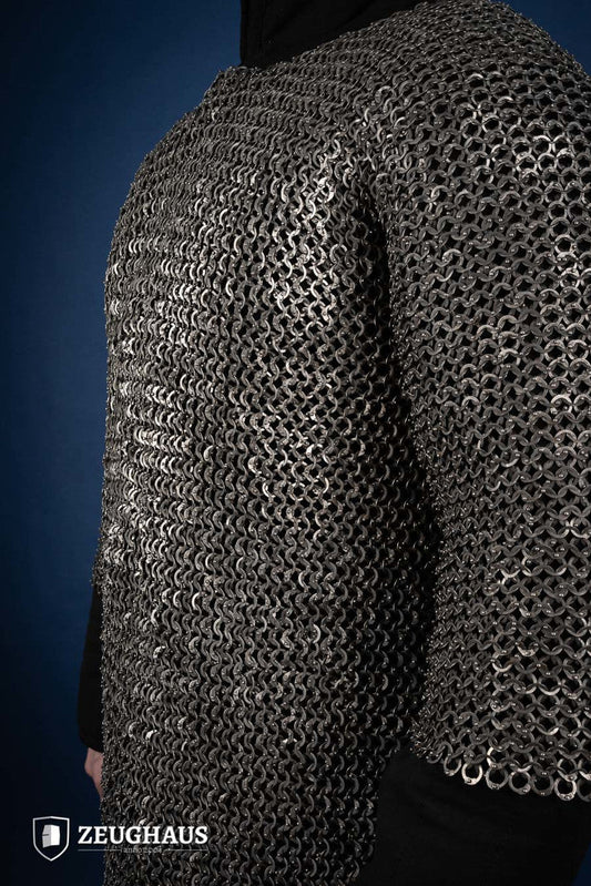 Chainmail Haubergeon Flatring Riveted 9mm Stainless Steel - Which Mark