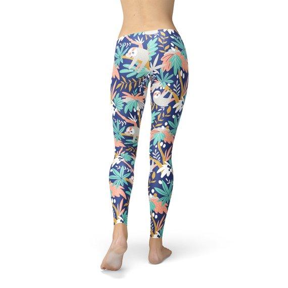 Womens Sloth Leggings - Which Mark