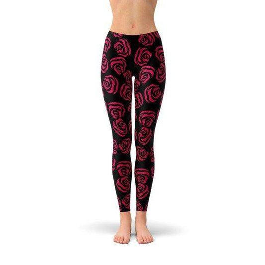 Red Roses Leggings - Which Mark