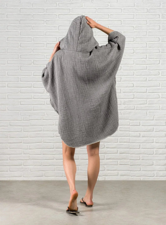 Organic Cotton Boho Surf Poncho - Which Mark