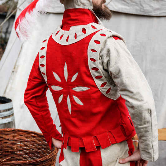 Landsknecht Vest Imperialis Red/Natural - Which Mark