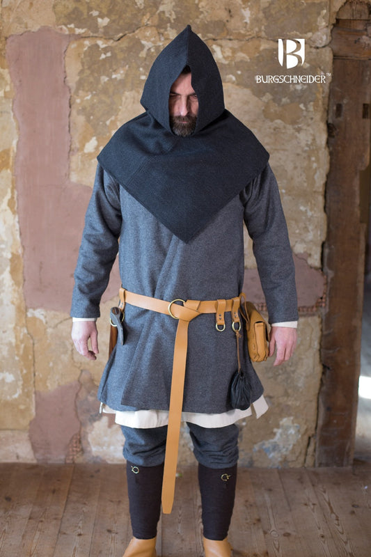 Skjoldehamn Cowl Knud Herringbone Black/Grey - Which Mark