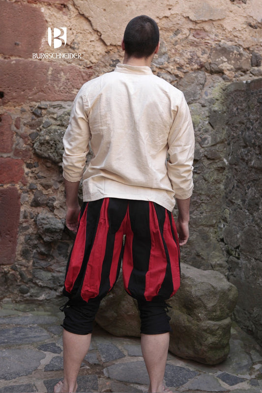 Landsknecht Pants Maximilian Black/Red - Which Mark