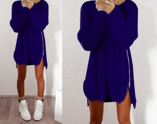 2018 New Fashion Women's Sweater Winter Keep Warm Long Sleeve O-neck - Which Mark