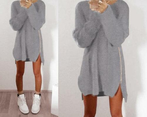 2018 New Fashion Women's Sweater Winter Keep Warm Long Sleeve O-neck - Which Mark