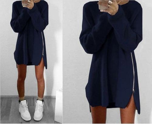 2018 New Fashion Women's Sweater Winter Keep Warm Long Sleeve O-neck - Which Mark
