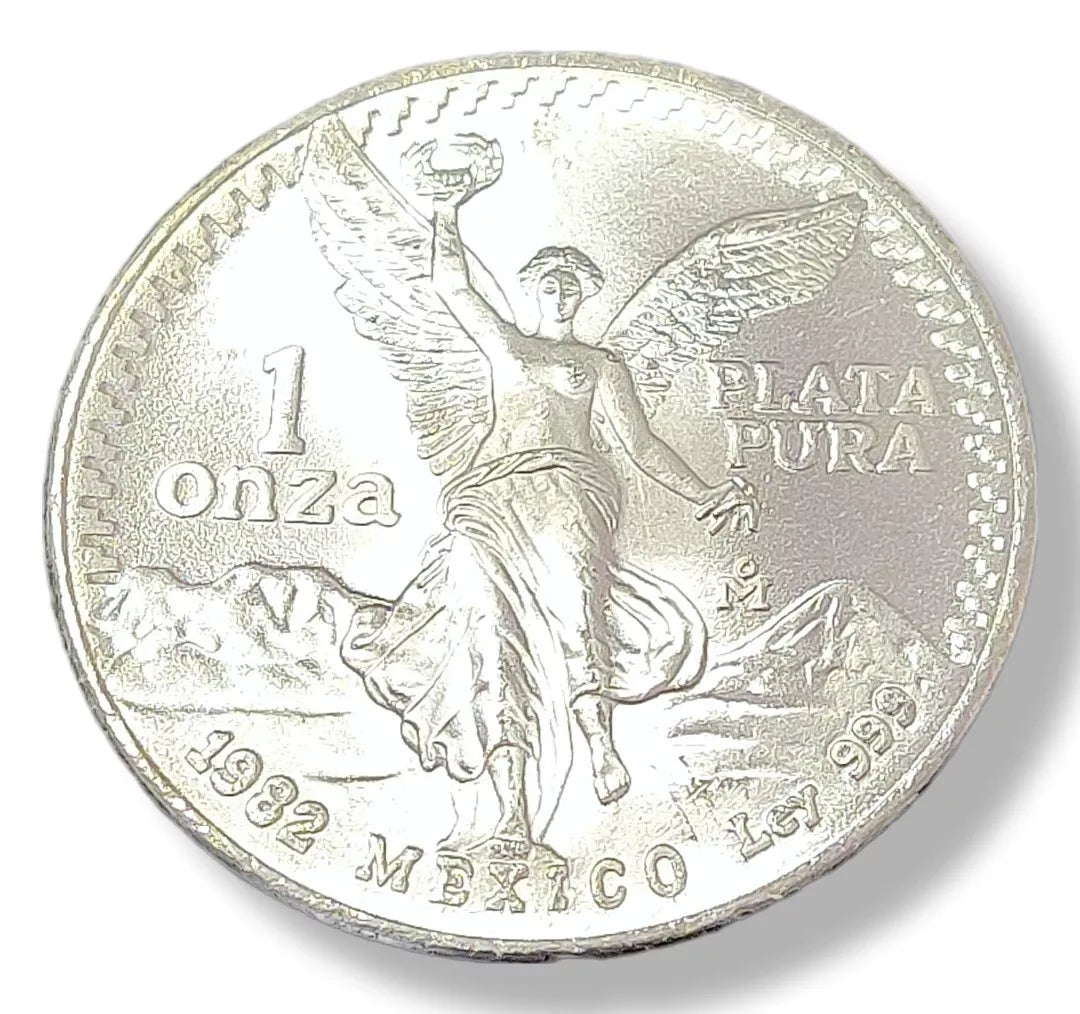 1 oz Silver MEXICAN LIBERTAD Pura Plata Coin 1982 - Which Mark