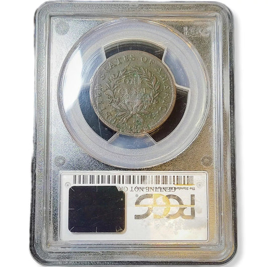 XF DETAILS 1793 Flowing Hair Large Cent Wreath S-6 Vine & Bars Edge - Which Mark