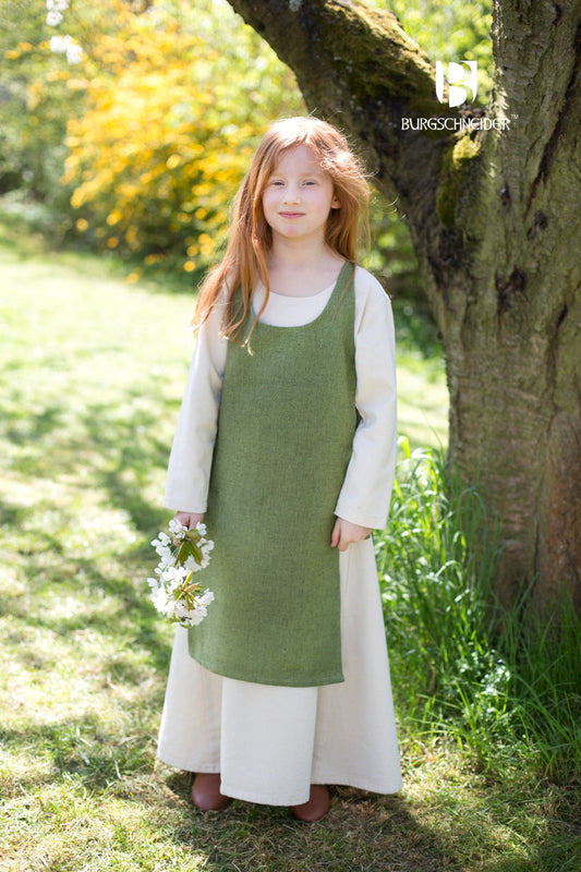 Children's Over Dress Ylva Linden Green - Which Mark