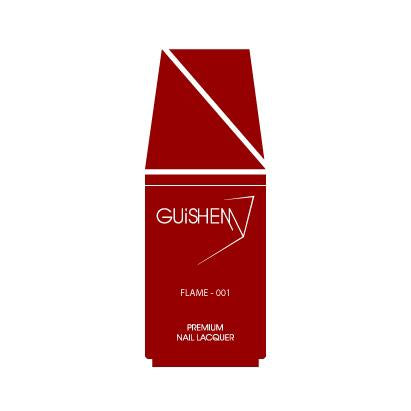 Premium Nail Lacquer, FLAME - 001, TRUE RED CRÈME NAIL POLISH - Which Mark