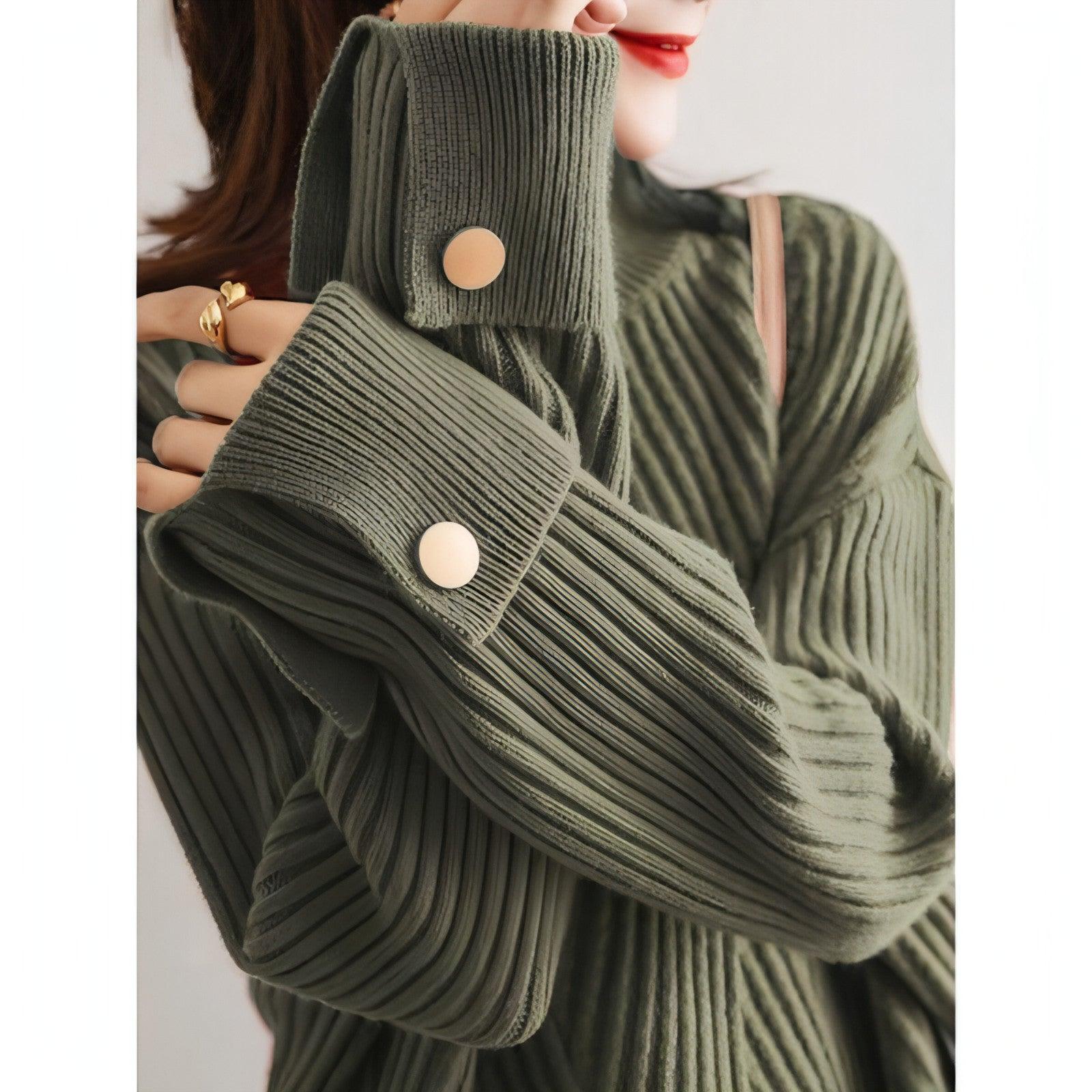 Autumn And Winter - New Half Turtleneck Sweater For Women - Which Mark