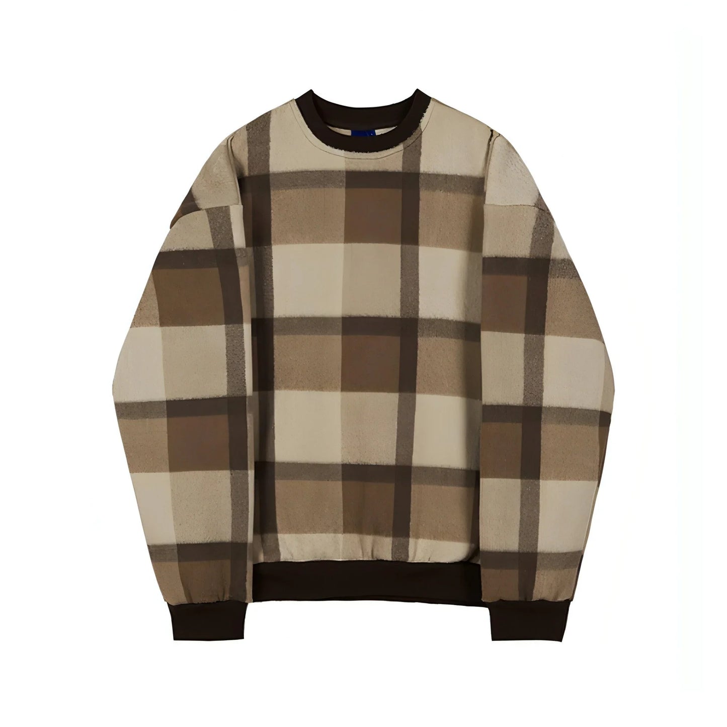 Plush Plaid Sweater Men's - Which Mark