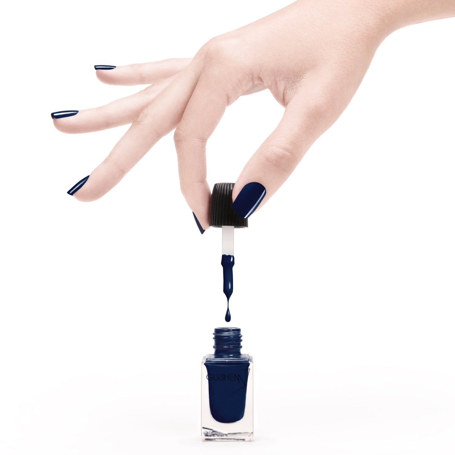 Premium Nail Lacquer, AZZURRO - 091, NAVY BLUE CRÈME NAIL POLISH - Which Mark