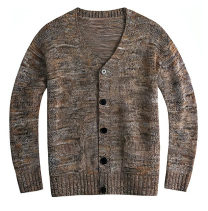 Men's Autumn And Winter Thin Mixed Wool Sweater - Which Mark
