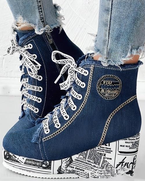 European And American Women's Clothing Colorful Rose Sneaker - Which Mark