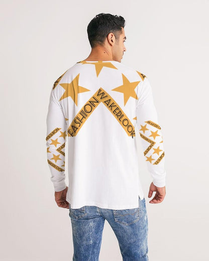 Men's Fashion Long Sleeve Wakerlook Tee - Which Mark