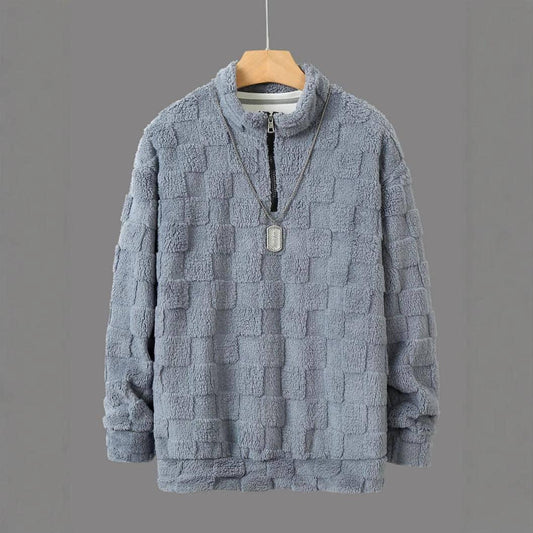 Hooded Loose Sweater Autumn And Winter Casual Plus Size Coat Men - Which Mark