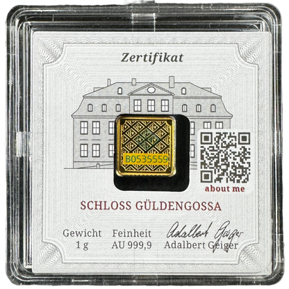 1 g Gold GEIGER Bar - Which Mark