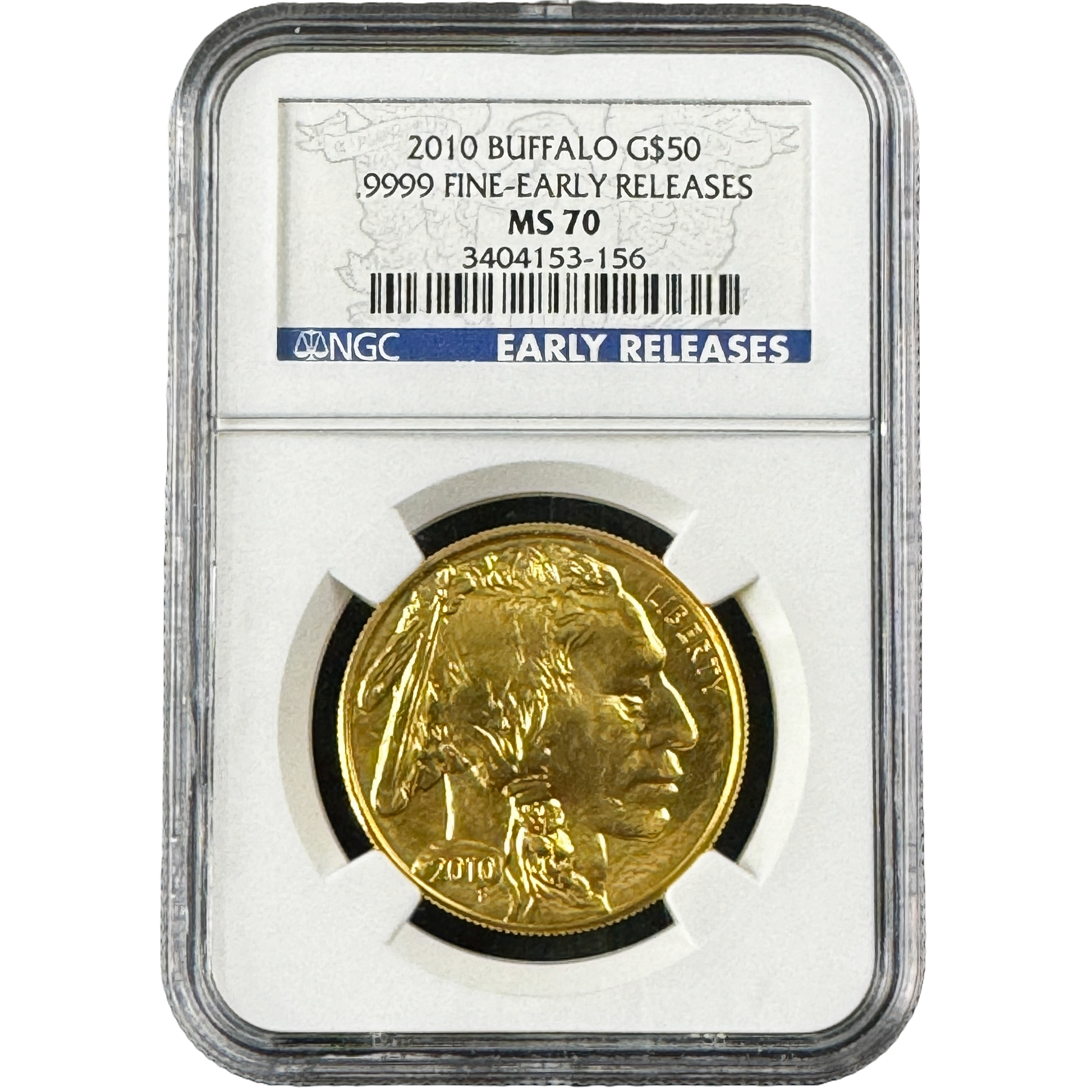 1 oz Gold AMERICAN BUFFALO Early Releases Coin MS70 2010 - Which Mark