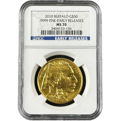 1 oz Gold AMERICAN BUFFALO Early Releases Coin MS70 2010 - Which Mark