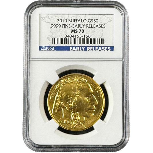 1 oz Gold AMERICAN BUFFALO Early Releases Coin MS70 2010 - Which Mark