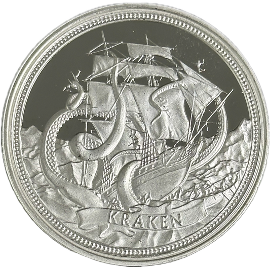 1 oz Silver KRAKEN Round (OZ Mint) - Which Mark