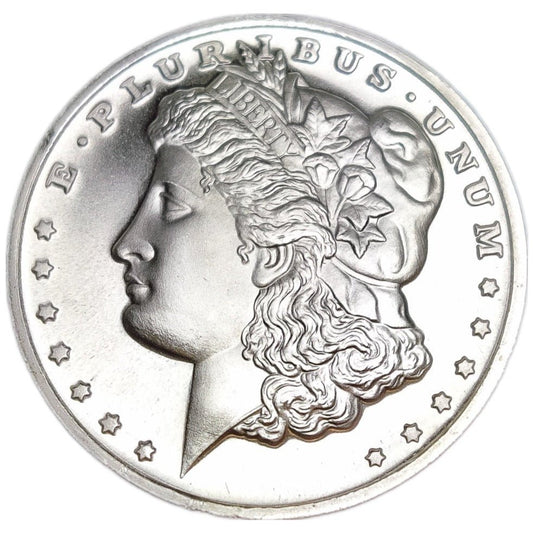 1 oz Silver MORGAN Round (Random Mint) - Which Mark